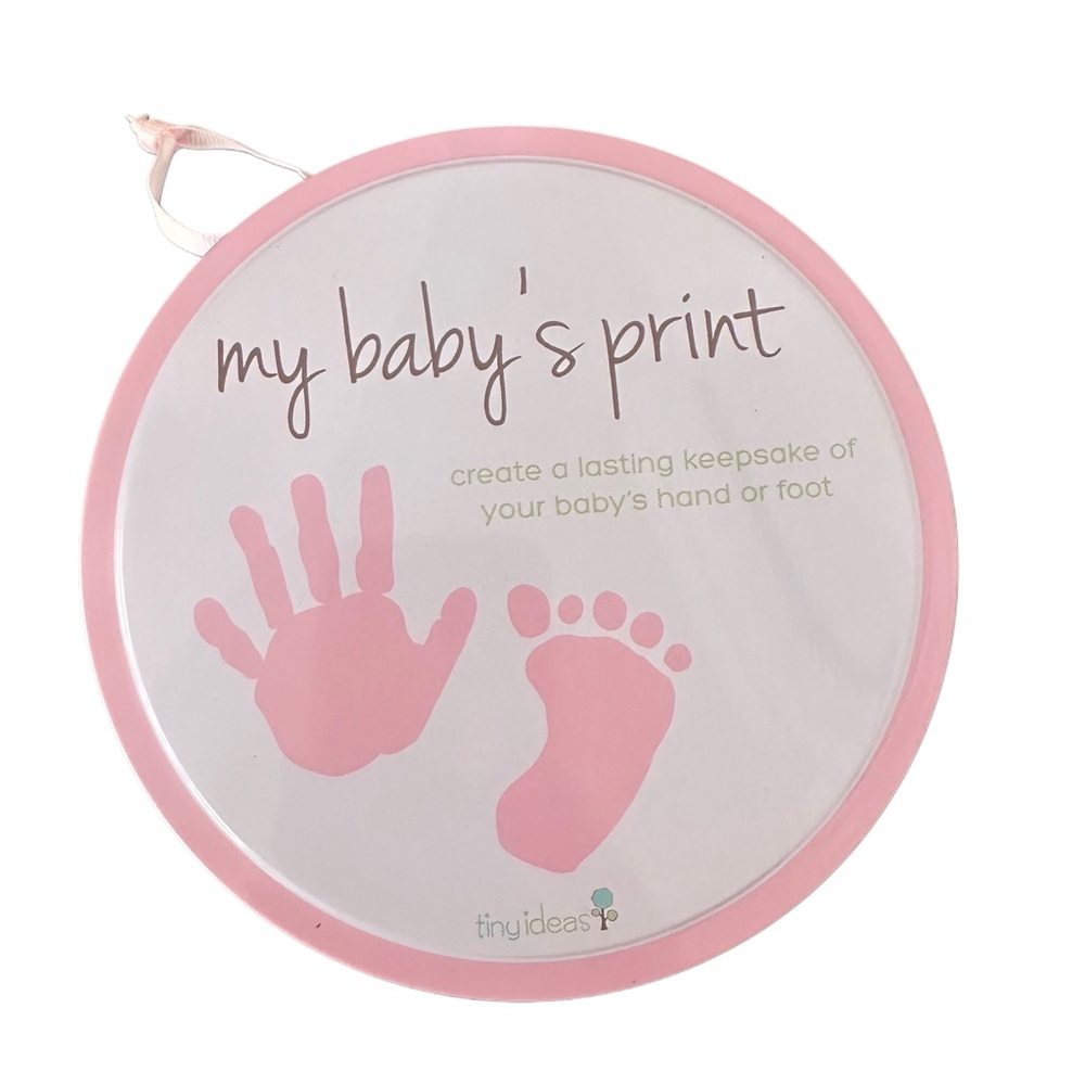 Pink Baby Handprint and Footprint Keepsake Kit
